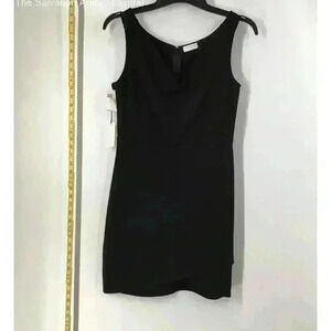 Babaton Women's Size 10 Black Sleeveless Knee Length Dress Elegant Grunge Goth